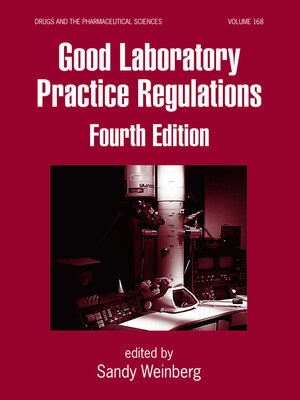 cover image of Good Laboratory Practice Regulations